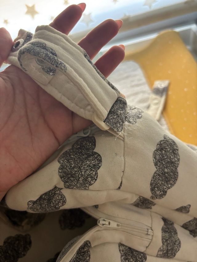 Bolso bebé Minicoton nubes