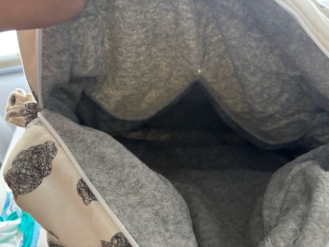 Bolso bebé Minicoton nubes