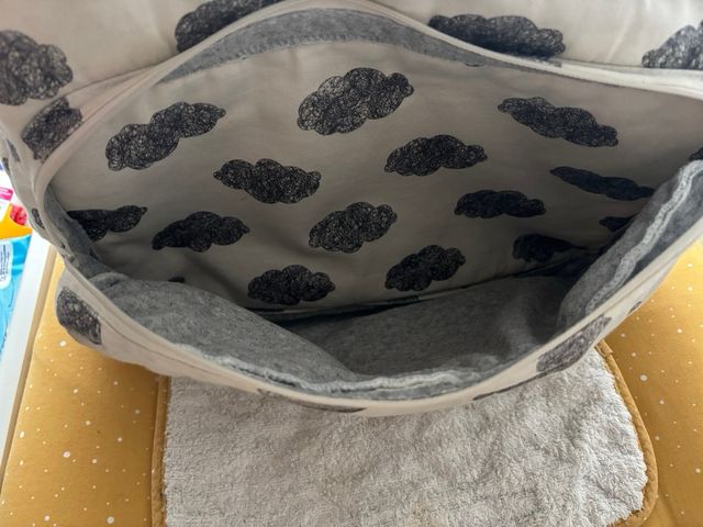 Bolso bebé Minicoton nubes