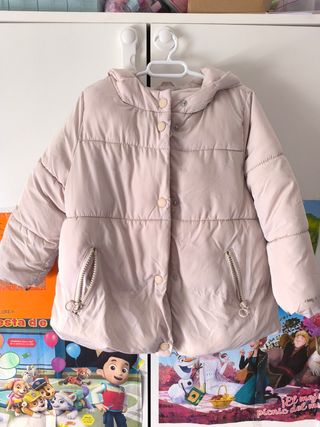 Chaquetón beige Zara niña