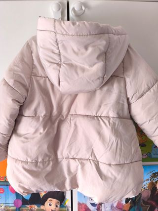 Chaquetón beige Zara niña