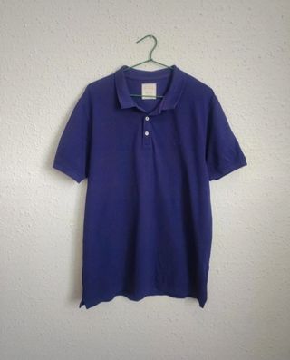 Polo de Zara morado talla XXL 