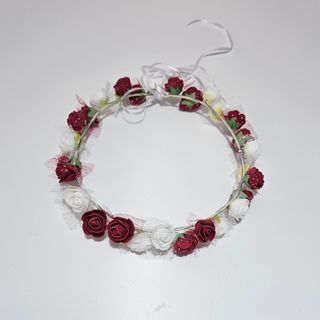 Corona flores niña comunión