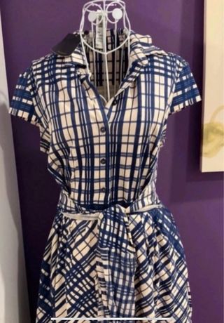 Vestido Mango retro