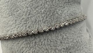Pulsera riviere de oro 18 kt con diamantes