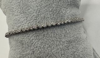 Pulsera riviere de oro 18 kt con diamantes