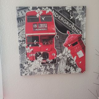 Cuadro Londres autobús rojo