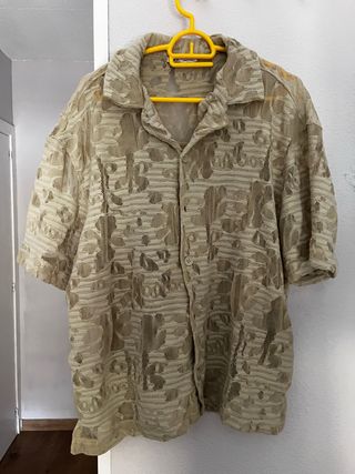 Camisa Zara beige M