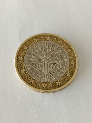 Moneda 1 euro Francia 1999