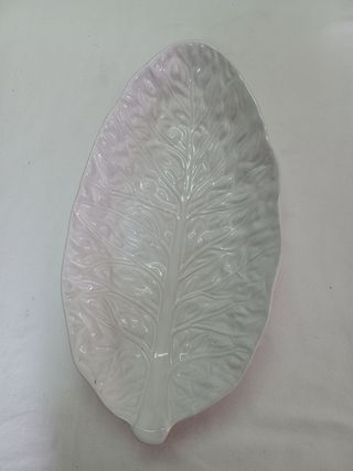 Travessa Couve - Porcelana Branca