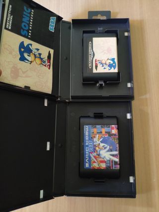 Videojuego Sonic 3 y Sonic Sega Megadrive 