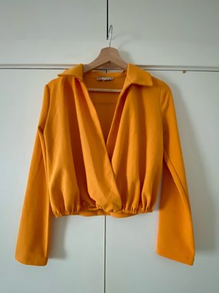 Blusa Zara naranja