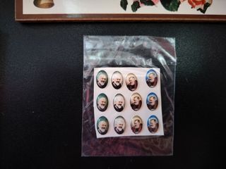 2 Quadretti Padre Pio + adesivi