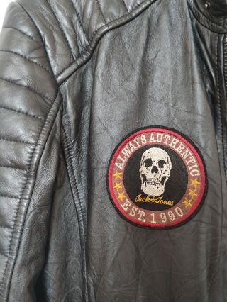 Cazadora piel Jack&Jones XL