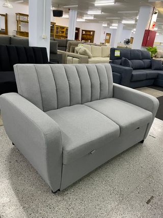 Sofá cama gris  nuevo Envio gratis