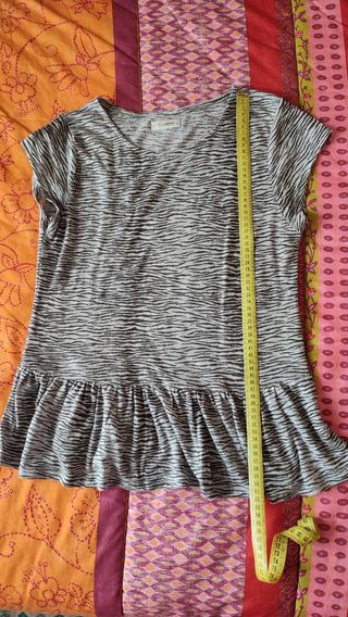 Camiseta Pull&Bear cebra M