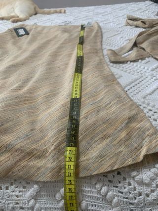 Traje lino beige
