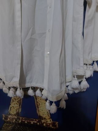 Blusa Uterqüe blanca - Talla M