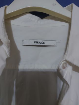 Blusa Uterqüe blanca - Talla M