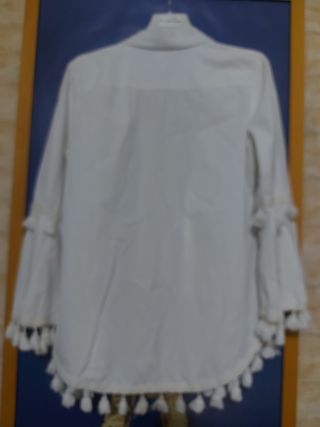 Blusa Uterqüe blanca - Talla M