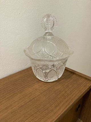 porta caramelle cristallo vintage