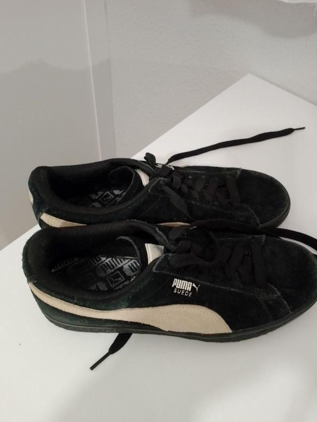 Zapatillas Puma mujer - negras, 15 euros cada par