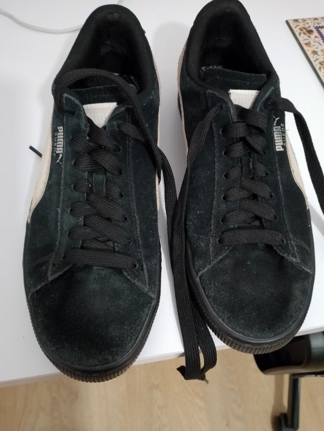 Zapatillas Puma mujer - negras, 15 euros cada par
