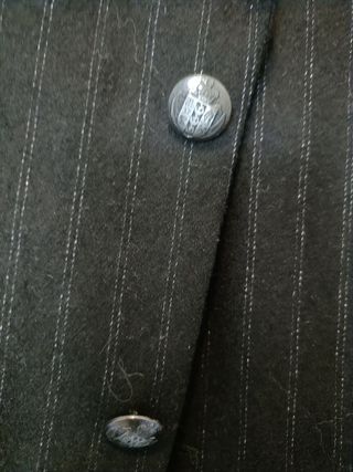 Americana Zara pinstripe negra M