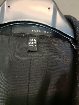 Americana Zara pinstripe negra M