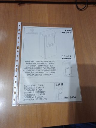 Muebles comedor color Nogal