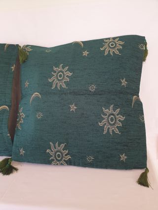 Fundas cojines verdes - 2 uds.