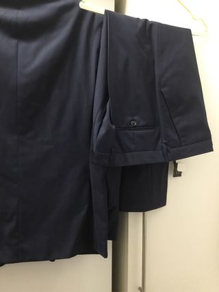 Traje Zara azul marino - Talla L