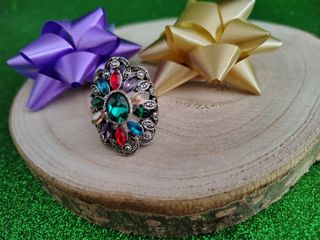 Anillo Piedras Colores