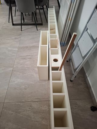 10 Puertas armarios madera cocina blancosy2 botell