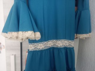 Traje gitana azul - Talla S-M
