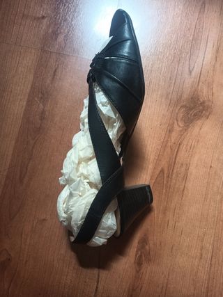 Sandalias tacón Clarks anchas talla 41