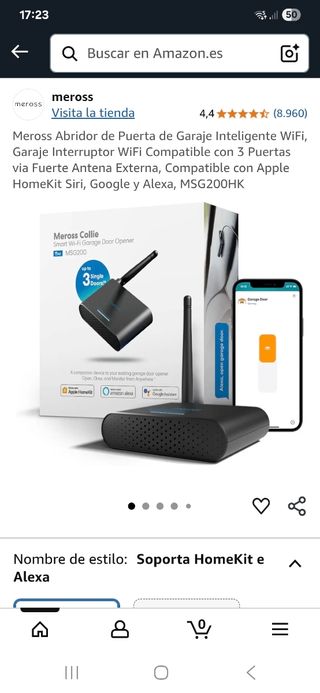 Meross MSG200 - Abre Puerta Garaje WiFi
