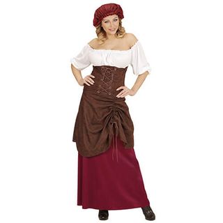 DISFRAZ DE TABERNERA MEDIEVAL ADULTO