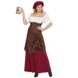 DISFRAZ DE TABERNERA MEDIEVAL ADULTO