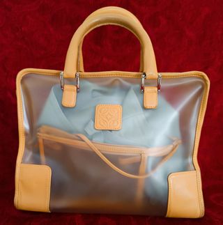 Bolso Amazonas edición limitada transparente beige