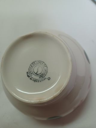 Almoçadeira Porcelana Preto e Branco