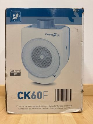 Extractor S&P CK60F – 625 m³/h – Nuevo sin usar