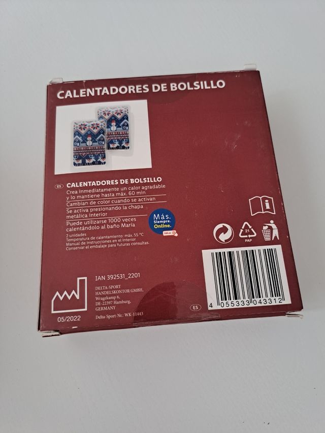 Calentadores Bolsillo Invierno - 2uds