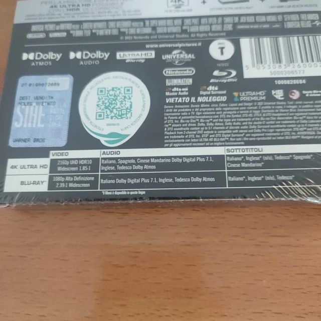 Super Mario Bros La Película - Steelbook 4K Bluray