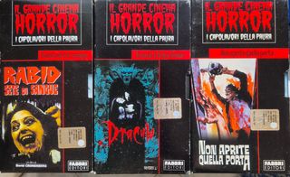 VHS Horror - Rabid, Dracula, Non aprite quella por
