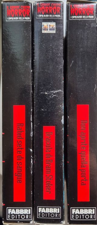 VHS Horror - Rabid, Dracula, Non aprite quella por