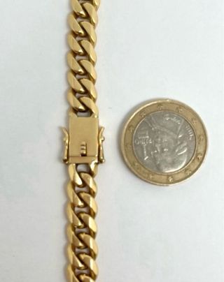 Cadena cubana maciza oro 18k - 61cm 128,58gr