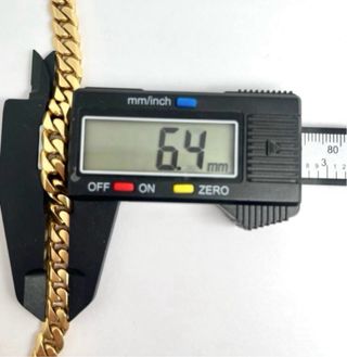 Cadena cubana maciza oro 18k - 61cm 128,58gr