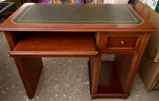 Mesa de despacho / escritorio madera-piel
