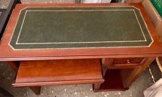 Mesa de despacho / escritorio madera-piel